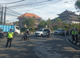 Antisipasi Gangguan Kamseltibcarlantas Personil Satgas OMB 2023 Turlalin