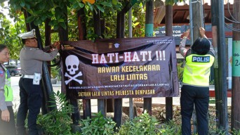 Satgas Kamseltibcarlantas Wujudkan Keselamatan Berkendara Melalui Ops Lilin Agung 2023