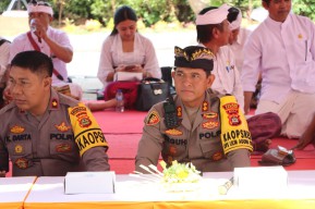 Kapolres Badung Hadiri Peresmian Gedung Graha Pemilu Alaya Giri Nata 
