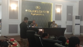Polrestabes Surabaya Adakan Giat Conference Press Release di Penghujung Tahun 2023