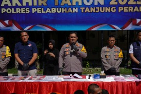 Polres Pelabuhan Tanjung Perak Berhasil Tekan Angka Kriminalitas Sepanjang Tahun 2023