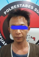 Pria Pengedar Barang Haram Berhasil Dibekuk Satresnarkoba Polrestabes Surabaya