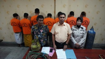 Polres Bangkalan Tetapkan 7 Orang Tersangka Dalam Ledakan Mortil di Kamal