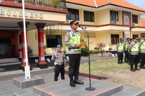 Kapolres Pimpin Apel Kesiapan Pengamanan Tahap II Kampanye Pemilu