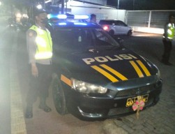 BLP Polsek Kuta Selatan Intensifkan Patroli Wilayah di Malam Hari