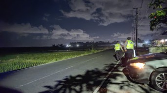 Tingkatkan Patroli, Sat Samapta Polres Badung Antisipasi Balap Liar