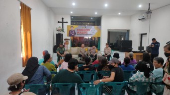 Minggu Kasih Pertama Bulan Januari Polresta Sidoarjo Kunjungi Rumah Ibadah Sukodono