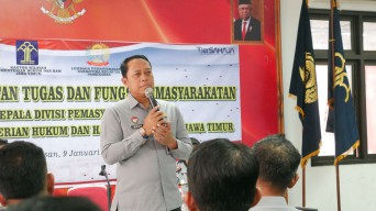 Lapas Narkotika Kelas IIA Pamekasan Terima Penguatan Tupoksi dari Kadivpas Kemenkumham Jatim