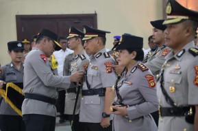 Serah Terima Jabatan Pejabat Polda Bali Dipimpin Kapolda