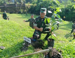 Kick Off Pelestarian Alam Kodam IX/Udayana Libatkan Kodim Tabanan