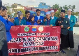 Himpunan Mahasiswa Tanjung Perak Deklarasikan Tolak Black Campaign dan Hoaks