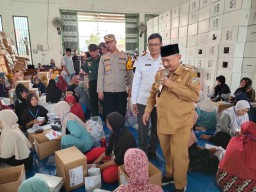 Pastikan Kesiapan Pemilu 2024, Kapolres Situbondo Bersama Forkopimda Tinjau Gudang Logistik KPU