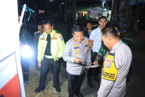 Sinergitas Polres Ngawi Bersama TNI Maksimalkan Patroli Jaga Kamtibmas Jelang Pemilu 2024
