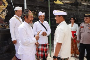 Upacara Melaspas Klinik dan Asrama Polri Dihadiri Kapolres Badung 