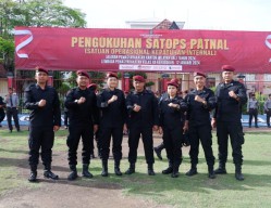 Kepala Rutan Gianyar dan Jajaran Ikuti Pengukuhan SATOPS PATNAL PAS