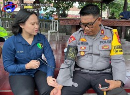 Personil Operasi OMB Peroleh Layanan Kesehatan Dari Subsatgas Dokkes 
