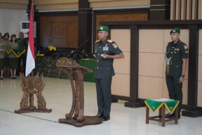Pangdam Pimpin Sertijab dan Tradisi Laporan Korps Pejabat Kodam IX/Udayana