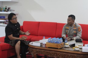 Kapolres Bandara Ngurah Rai Audensi Dengan Bupati Badung