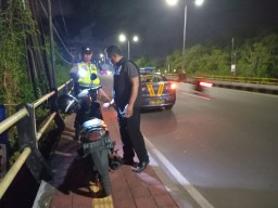 H-7 pencoblosan, Rutinitas Patroli Blue Light Polsek Kutsel Ciptakan Keamanan Malam Hari
