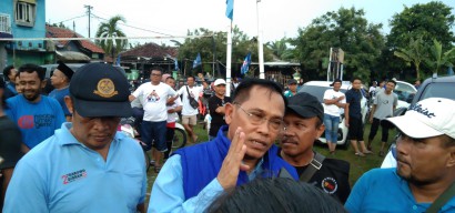 Kampanye Terakhir Ketiga Caleg Partai Demokrat Menggelar Senam Gemoy di Tanggulangin Berhadiah Umroh dan Lain-lain 