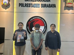 Satresnarkoba Polrestabes Surabaya Berhasil Ringkus Pelaku Penyalahgunaan Narkotika