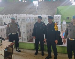 Masa Perhitungan Suara, Polda Bali Sambangi Tempat Simpan Surat Suara Kecamatan