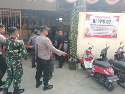 Pasca Hitung Suara, TNI-Polri di Tulungagung Kawal Ketat Kotak Suara Pemilu Dari PPS ke PPK
