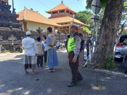 Kegiatan Ibadah Sholat Jumat Diamankan Polres Bandara Ngurah Rai 