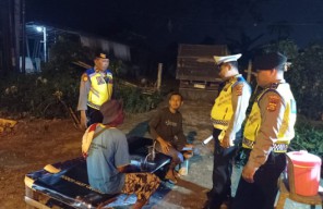 Masuk Tahap Hitung Suara Polsek Dentim Tingkatkan Pelaksanaan Blue Light Patrol  