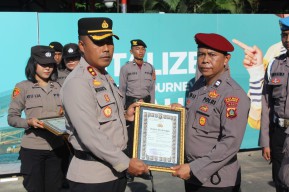 Enam Personil Polres Bandara Dapat Penghargaan, Dinilai Berprestasi