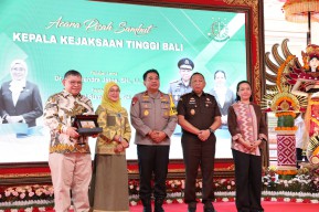 Wakapolda Bali Hadiri Pisah Sambut Kepala Kejaksaan Tinggi Bali