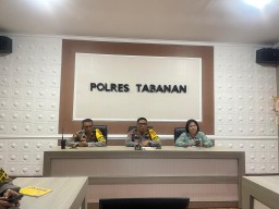 Polres Tabanan Ikuti Anev Zoom Pasca Pungutan dan Hitungan Suara Pemilu 2024