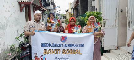 Momentum Bulan Syaban dan Perayaan Hari Pers Nasional Redaksi Beritainvestigasinews.id Bagikan Sembako Kepada Warga Sekitar