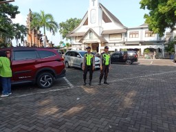 Polres Bandara Ngurah Rai Atensi Pam Kegiatan Ibadah Gereja Ekklesia