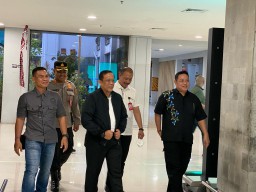 Kedatangan Kakor Sabhara Baharkam Polri Disambut Kapolres Bandara Bersama PJU Polda Bali