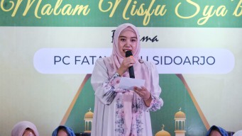 Malam Nisfu Syaban, Ning Sasha Doakan Sidoarjo Lebih Baik