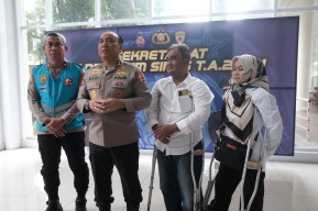 Dua dari Tiga Difabel Lolos Tes Tingkat Akhir SIPSS Polri