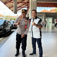 Kedatangan Katim Was Ops Mabes Polri Disambut Kapolres Bandara Ngurah Rai 