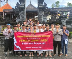 Persembahyangan Bersama, Polsek Densel Memohon Keamanan dan Kelancaran Proses Pemilu 2024