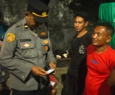 Polsek Benoa Intensifkan Tibduktang Pastikan Kondusifitas Kamtibmas Jelang Pemilu
