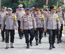 Situasi Gudang PPK Khusus Nusa Penida Dicek Kapolda Bali