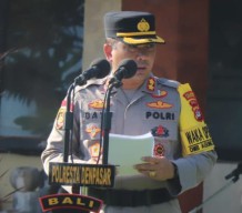 Tingkatkan Pengabdian dan Layani Masyarakat, Polresta Denpasar Gelar Upacara HKN