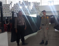 Kanit Samapta AKP Sudana, Pimpin Pengamanan Pleno Penghitungan di PPK