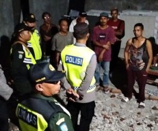 Polsek Dentim Tingkatkan Patgab Sasar Tibduktang, Jamin Keamanan Tahap Rekap Suara Pemilu