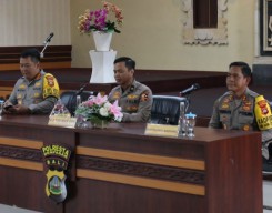 Kapolres Badung AKBP Teguh Priyo Wasono Terima Tim Wasops OMB 2024 Itwasum Polri