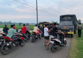 Harkamtimas di Bulan Ramadhan Polres Probolinggo Amankan Puluhan Motor Saat Razia Balap Liar