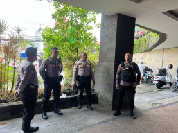 Polres Badung, Tingkatkan Pengamanan di Hotel Aston Denpasar