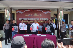 Polres Pasuruan Kota Amankan Tersangka Percobaan Pencurian Dengan Kekerasan di Minimarket