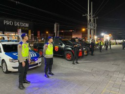 Persempit Ruang Gerak Pelaku Kejahatan, Polda Bali Laksanakan Patroli Malam