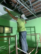 Pasca Ledakan di Mako Brimob Polda Jatim, Polres Pelabuhan Tanjung Perak Lakukan Perbaikan Sejumlah Bangunan